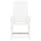 vidaXL atgāžami dārza krēsli, 2 gab., balta plastmasa цена и информация | Dārza krēsli | 220.lv