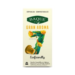 "Baque Great Aroma" kompostējamas kafijas kapsulas Nespresso® automātiem, 10 gab. цена и информация | Кофе, какао | 220.lv