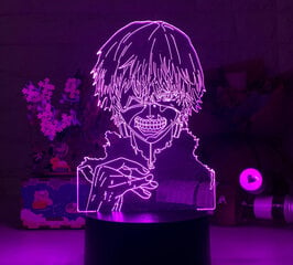 Lampa 3D Led Tokyo Ghoul cena un informācija | Lampas bērnu istabai | 220.lv