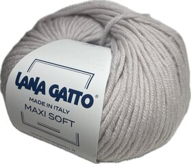 Пряжа Lana Gatto MAXI SOFT 13701,   50г/90м, розово-серый цена и информация | Принадлежности для вязания | 220.lv