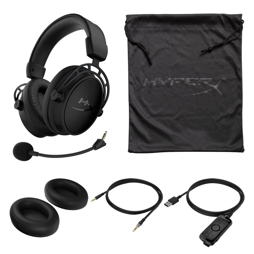 HyperX Cloud Alpha S Blackout 7.1 cena un informācija | Austiņas | 220.lv