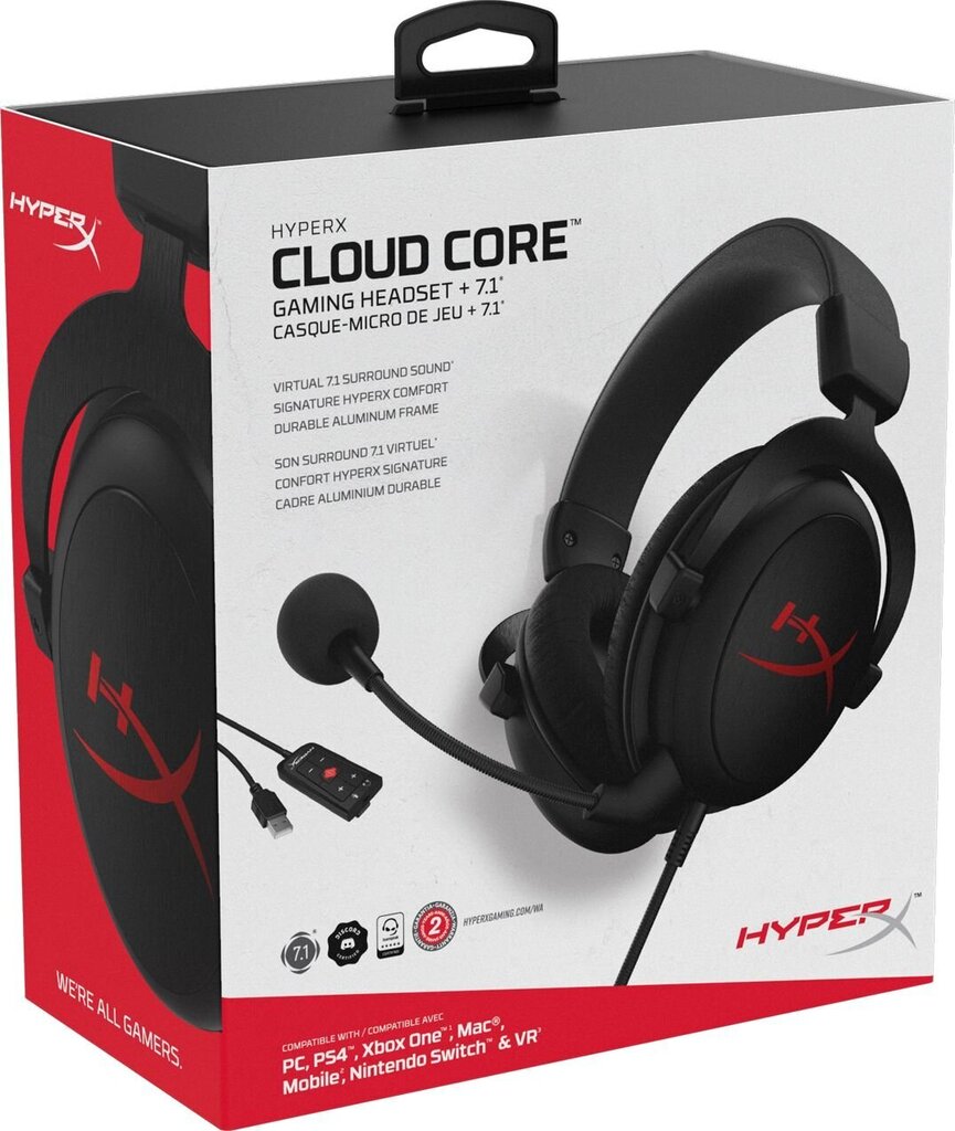 HyperX HX-HSCC-2-BK/WW cena un informācija | Austiņas | 220.lv