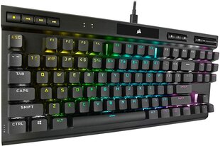 Corsair K70 RGB TKL Cherry MX Speed cena un informācija | Klaviatūras | 220.lv