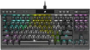 Игровая клавиатура Corsair K70 RGB TKL Cherry MX Speed, черная цена и информация | Клавиатуры | 220.lv