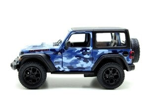 Automašīnas modelis Kinsmart 2018 Jeep Wrangler Camo (Hard Top) cena un informācija | Rotaļlietas zēniem | 220.lv