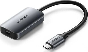 USB-C displeja adapteris UGREEN CM236, pelēks цена и информация | Адаптеры и USB разветвители | 220.lv