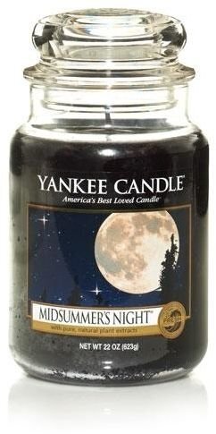 Aromātiska svece Yankee Candle Midsummer's Night, 623g cena un informācija | Sveces un svečturi | 220.lv