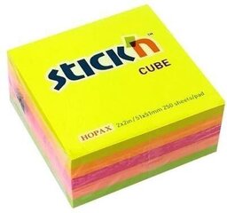 Кубик липких листьев Stick'n Neon Yellow Mix, 51 x 51 мм, 250 шт. цена и информация | Тетради и бумажные товары | 220.lv