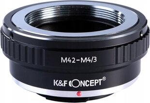 Адаптер K&F (SB6331) предназначен для Olympus / Panasonic m4/3 Micro 4/3, M42 / KF06.076 цена и информация | Прочие аксессуары для фотокамер | 220.lv