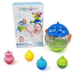 Мяч для ванны и обучающие бусы Lalaboom, 8 частей, BL510 цена и информация | Игрушки для малышей | 220.lv