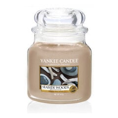 Ароматическая свеча Yankee Candle Seaside Woods 411 г цена и информация | Подсвечники, свечи | 220.lv