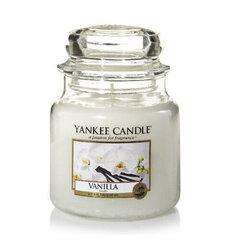 Aromātiska svece Yankee Candle Vanilla, 411g cena un informācija | Sveces un svečturi | 220.lv