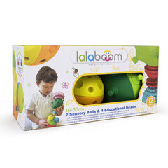 Izglītojošs rotaļlietu komplekts Lalaboom 8 daļas, BL900 cena un informācija | Rotaļlietas zīdaiņiem | 220.lv