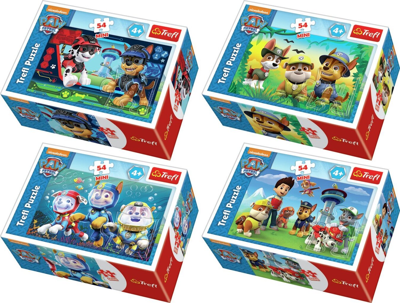 Puzle ar suņiem Paw-patrol (Ķepu patruļa), 54 d. cena un informācija | Puzles, 3D puzles | 220.lv