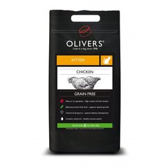 Olivers kaķu barība ar vistu Chicken Grain Free Kitten, 4 kg цена и информация | Сухой корм для кошек | 220.lv