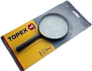 Palielināmais stikls Topex 90 mm cena un informācija | Kancelejas preces | 220.lv