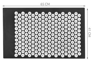 Paklājs akupresūrai 41x64 cm, melns цена и информация | Аксессуары для массажа | 220.lv