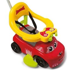 Детская отталкиваемая ногами машинка-толкалка с ручкой Smoby, красная цена и информация | Игрушки для малышей | 220.lv