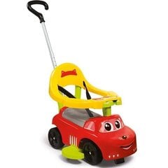 Atstumjams bērnu automobilis-stūmējs ar rokturi Smoby, sarkans cena un informācija | Rotaļlietas zīdaiņiem | 220.lv