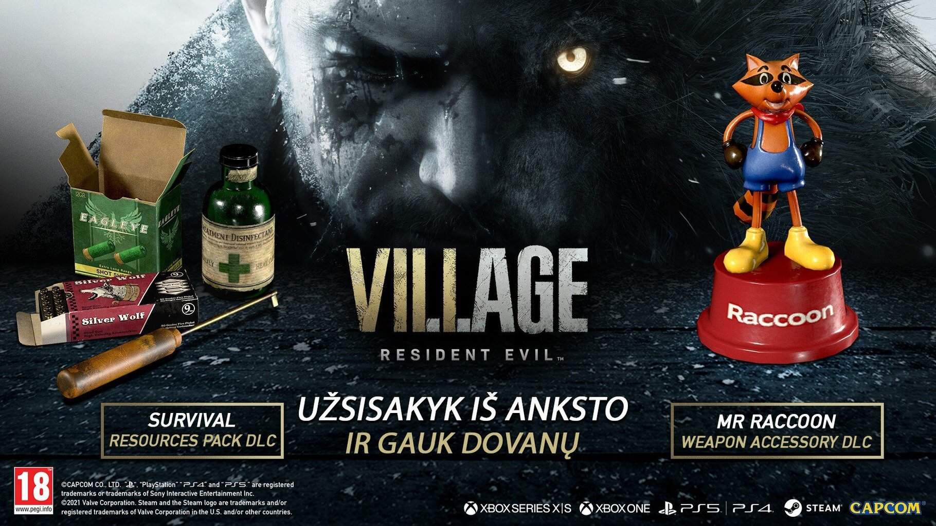 Компьютерная игра Resident Evil Village PS4 цена | 220.lv