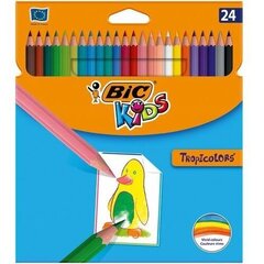 Набор цветных карандашей Bic Coloured Pencils Tropicolors, 24 цвета, 022510 цена и информация | BIC Товары для детей и младенцев | 220.lv