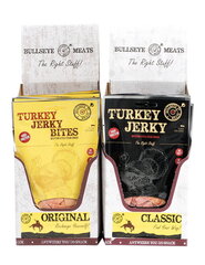 Turkey Jerky Original ja Turkey Jerky Bites Sage & Onion Combo 40g x 12 gab. Kaste cena un informācija | Gaļas produkti | 220.lv