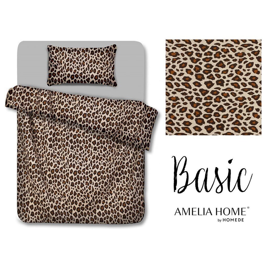 AmeliaHome gultas veļas komplekts Basic Wild Cat 135x200, 2 daļas цена и информация | Gultas veļas komplekti | 220.lv