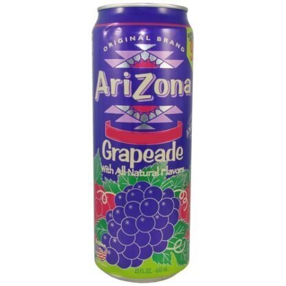 Atspirdzinošs dzēriens ar vīnogu garšu ARIZONA Grapeade, 680 ml цена и информация | Atsvaidzinoši dzērieni | 220.lv