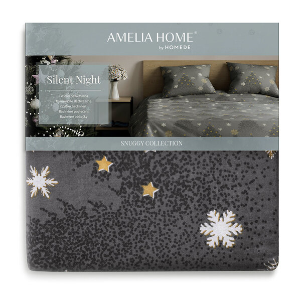 AmeliaHome gultas veļas komplekts Snuggy Silentnight 155x220, 2 daļas lētāk