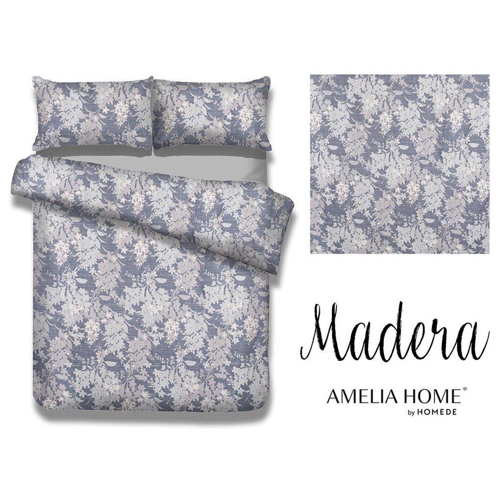 AmeliaHome gultas veļas komplekts Madera Meadow, 200x220, 3 daļas cena un informācija | Gultas veļas komplekti | 220.lv