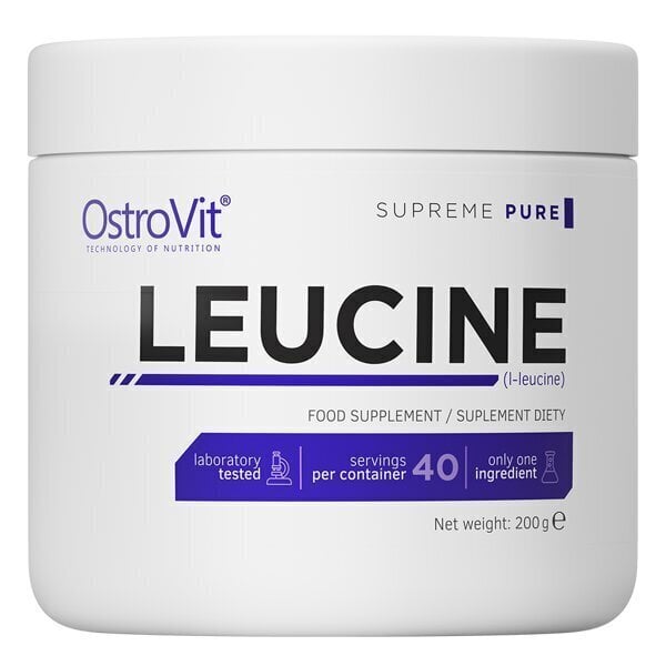 OstroVit Pure Leucine, 200 g цена и информация | Aminoskābes | 220.lv