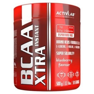 Uztura bagātinātājs ActivLab Bcaa Xtra ar kolas garšu, 500 g cena un informācija | Aminoskābes | 220.lv