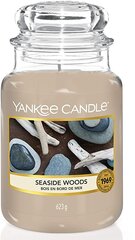Aromātiska svece Yankee Candle Seaside Woods 623 g cena un informācija | Sveces un svečturi | 220.lv