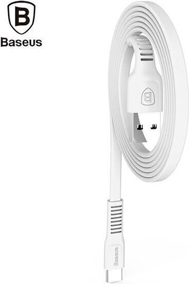 USB vads - Type-C Baseus 2A, datu sinhronizēšanai un uzlādēšanai, 1 m, balts cena un informācija | Savienotājkabeļi | 220.lv