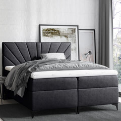 Кровать Selsey Tomene, 160x200 см, темно-серая цена и информация | Кровати | 220.lv