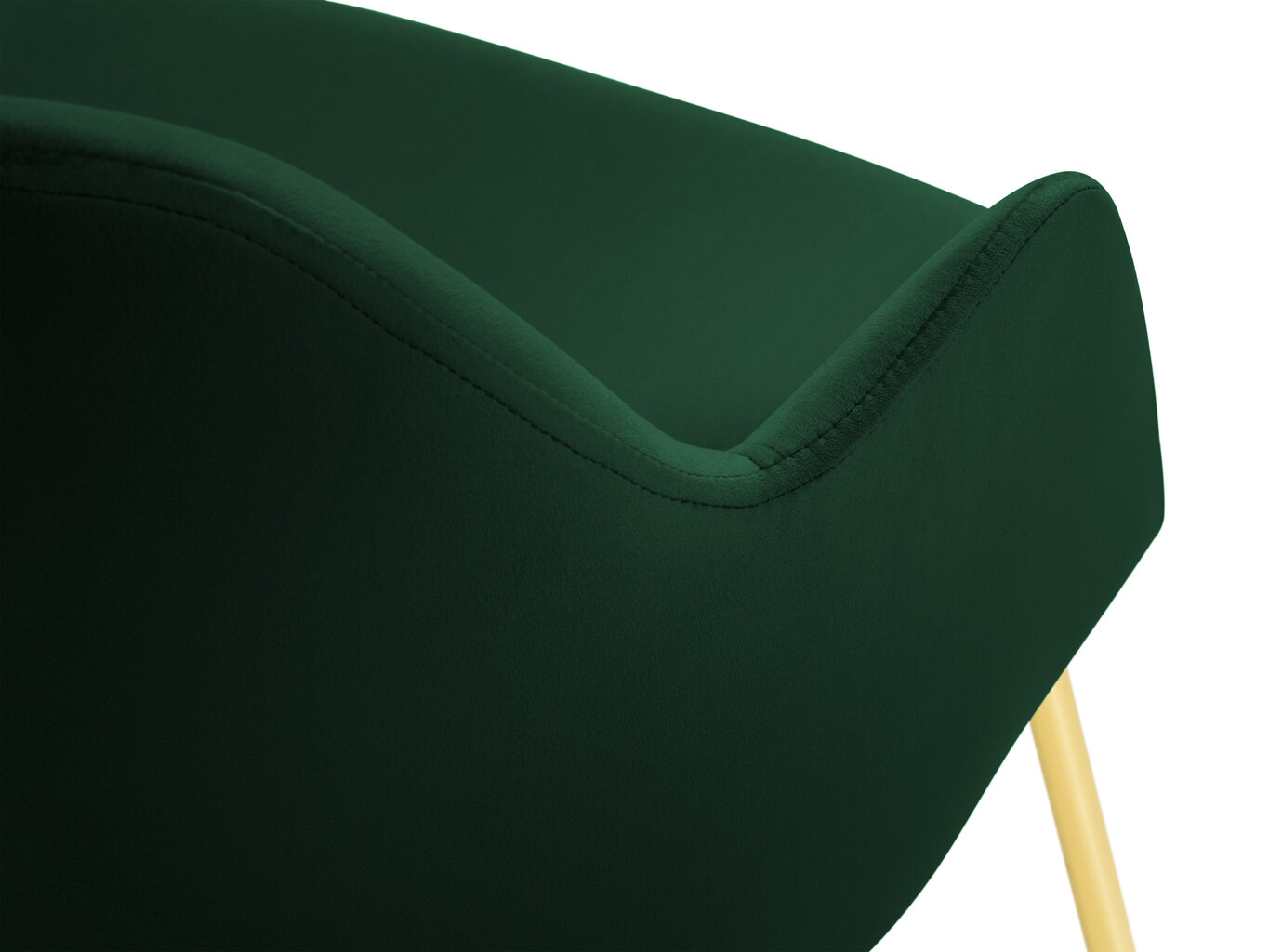 Krēsls Micadoni Home Chaya, tumši zaļš cena un informācija | Virtuves un ēdamistabas krēsli | 220.lv