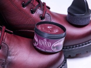 Крем для обуви LUSTRO Self-shine Shoe с пчелиным воском - бордо цена и информация | Для ухода за обувью и одеждой | 220.lv