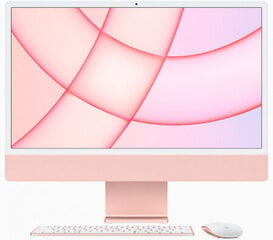 Apple iMac 24” M1 8/512ГБ Pink INT MGPN3ZE/A цена и информация | Стационарные компьютеры | 220.lv
