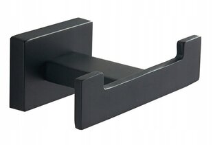 Mexen Arno dvieļu āķis, black cena un informācija | Vannas istabas aksesuāri | 220.lv