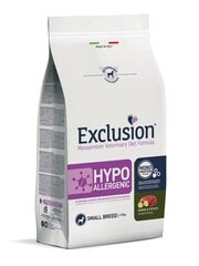 Exclusion Hypoallergenic Monoprotein mazu šķirņu suņiem ar zirga gaļu un kartupeļiem, 2kg цена и информация |  Сухой корм для собак | 220.lv