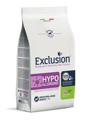 Exclusion Hypoallergic Monoprotein для собак средних и крупных пород с насекомыми и горохом, 12кг цена и информация | Сухой корм для собак | 220.lv