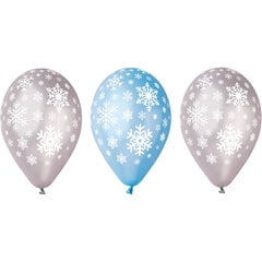Premium baloni &quot;Snowflake&quot; (5gab) cena un informācija | Ballītēm un svētkiem | 220.lv
