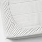 Palags elastīgs ar gumiju, matračiem,160x200 cm,svārki, balts Jersey cena un informācija | Palagi | 220.lv