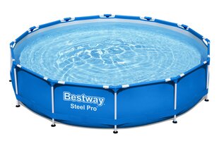 Каркасный бассейн Bestway Steel Pro 366x76 см, без фильтра цена и информация | Бассейны | 220.lv