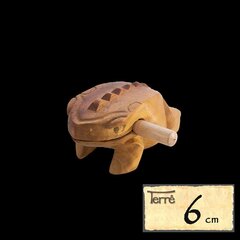 Звуковой инструмент лягушка Terre Sound Frog 6 см цена и информация | Перкуссии | 220.lv