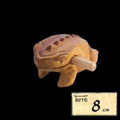 Звуковой инструмент лягушка Terre Sound Frog 8 см цена и информация | Перкуссии | 220.lv