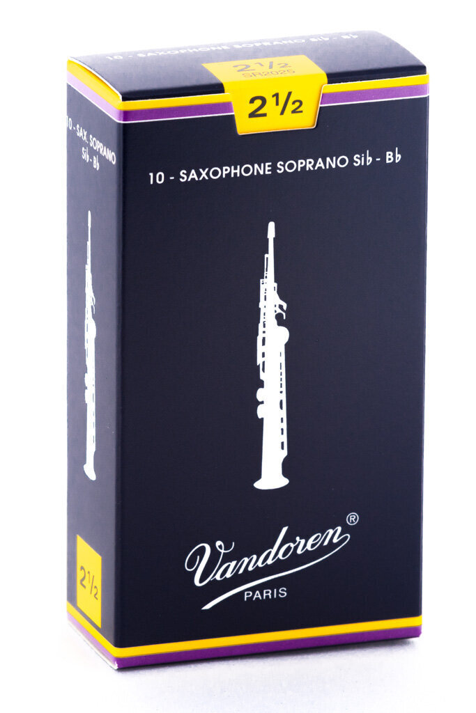 Mēlīte soprano saksofonam Vandoren Traditional SR2025 Nr. 2.5 cena un informācija | Mūzikas instrumentu piederumi | 220.lv