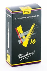 Язычок для сопрано-саксофона Vandoren V16 SR7125 Nr. 2,5 цена и информация | Принадлежности для музыкальных инструментов | 220.lv