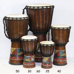 Džembe Terre African Paint 30 cm cena un informācija | Perkusijas | 220.lv