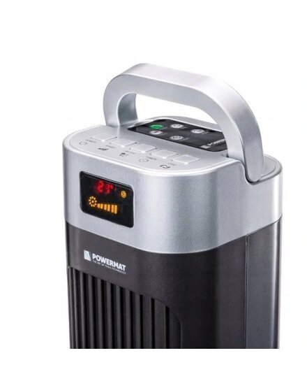 Torņveida ventilators 90 W, pelēks cena un informācija | Ventilatori | 220.lv
